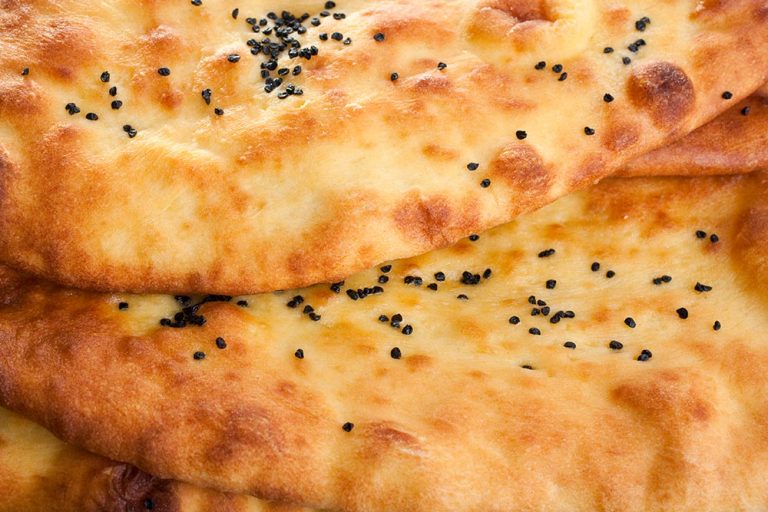 Fresh naan bread from Golden Cod Golden Cod